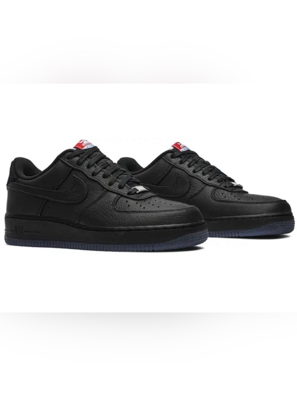 Nike Men’s Size 10 Black Leather Air Force 1 Low All For 1 Chicago 💎💎